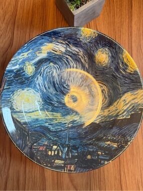 Van Gogh Starry Night Serving Dish - Made in Italy